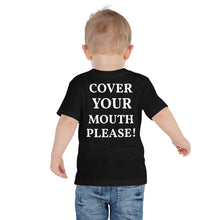 Load image into Gallery viewer, Toddler Short Sleeve Tee-Dark With White Letters