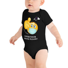 Load image into Gallery viewer, Baby One Piece T-Shirt-Dark With White Letters