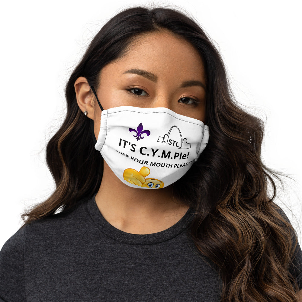 Premium face mask-White