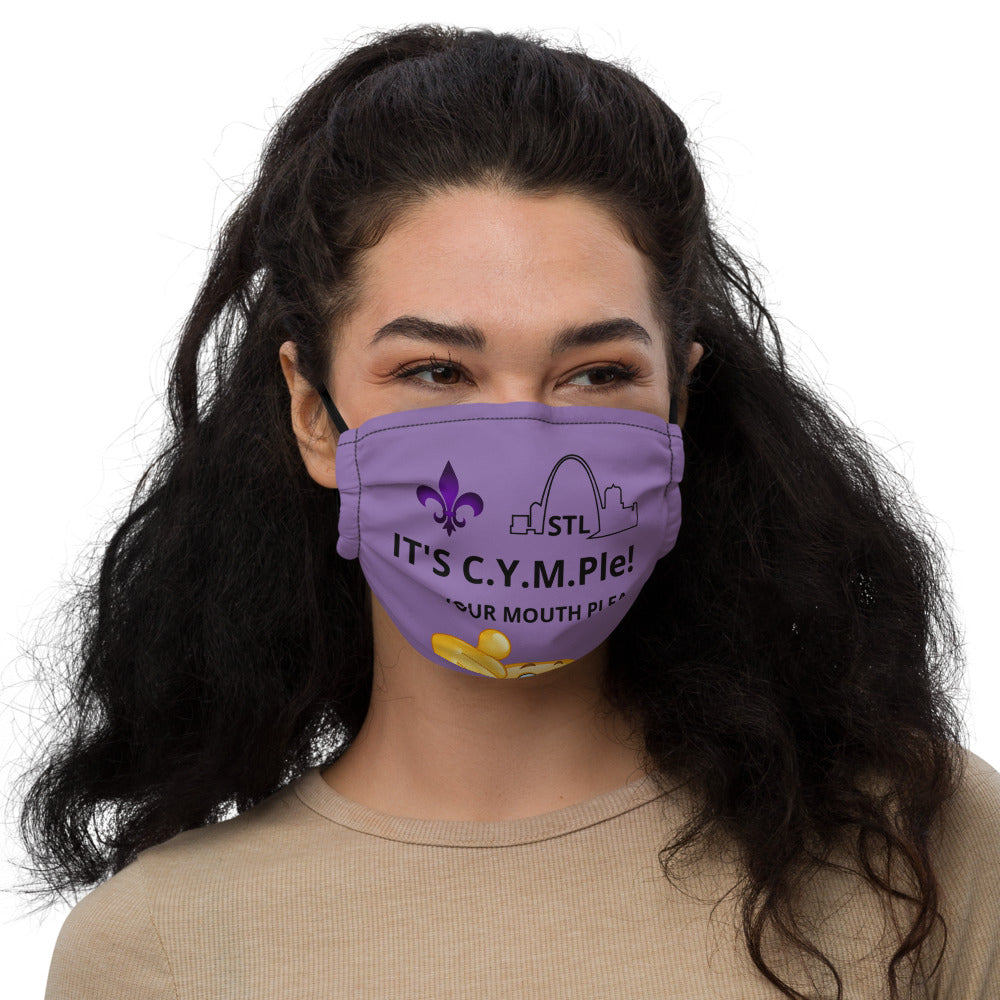 Premium face mask-Purple