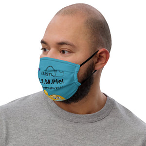 Premium face mask-Blue2