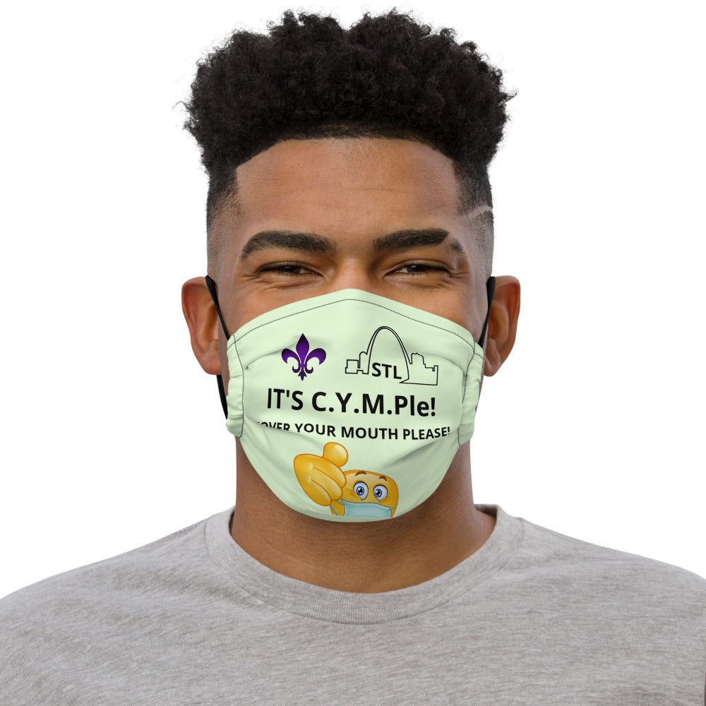 Premium face mask-Light Green