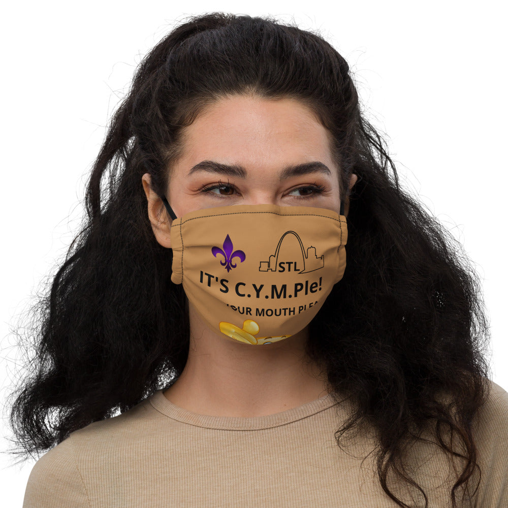 Premium face mask-Brown