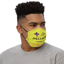 Load image into Gallery viewer, Premium face mask-Deep Yellow
