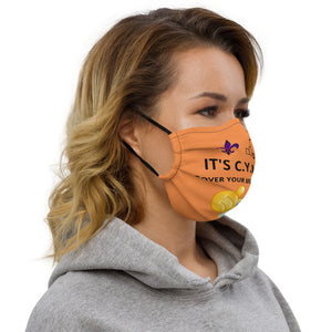 Premium face mask-Orange