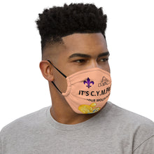 Load image into Gallery viewer, Premium face mask-Light Orange
