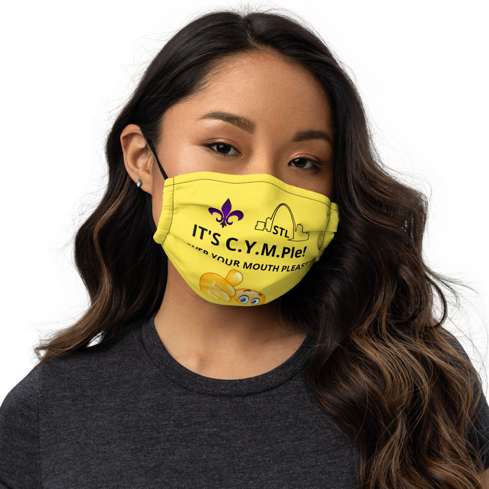 Premium face mask-Yellow