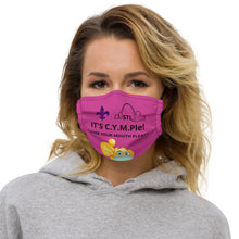 Load image into Gallery viewer, Premium face mask-Dark Pink
