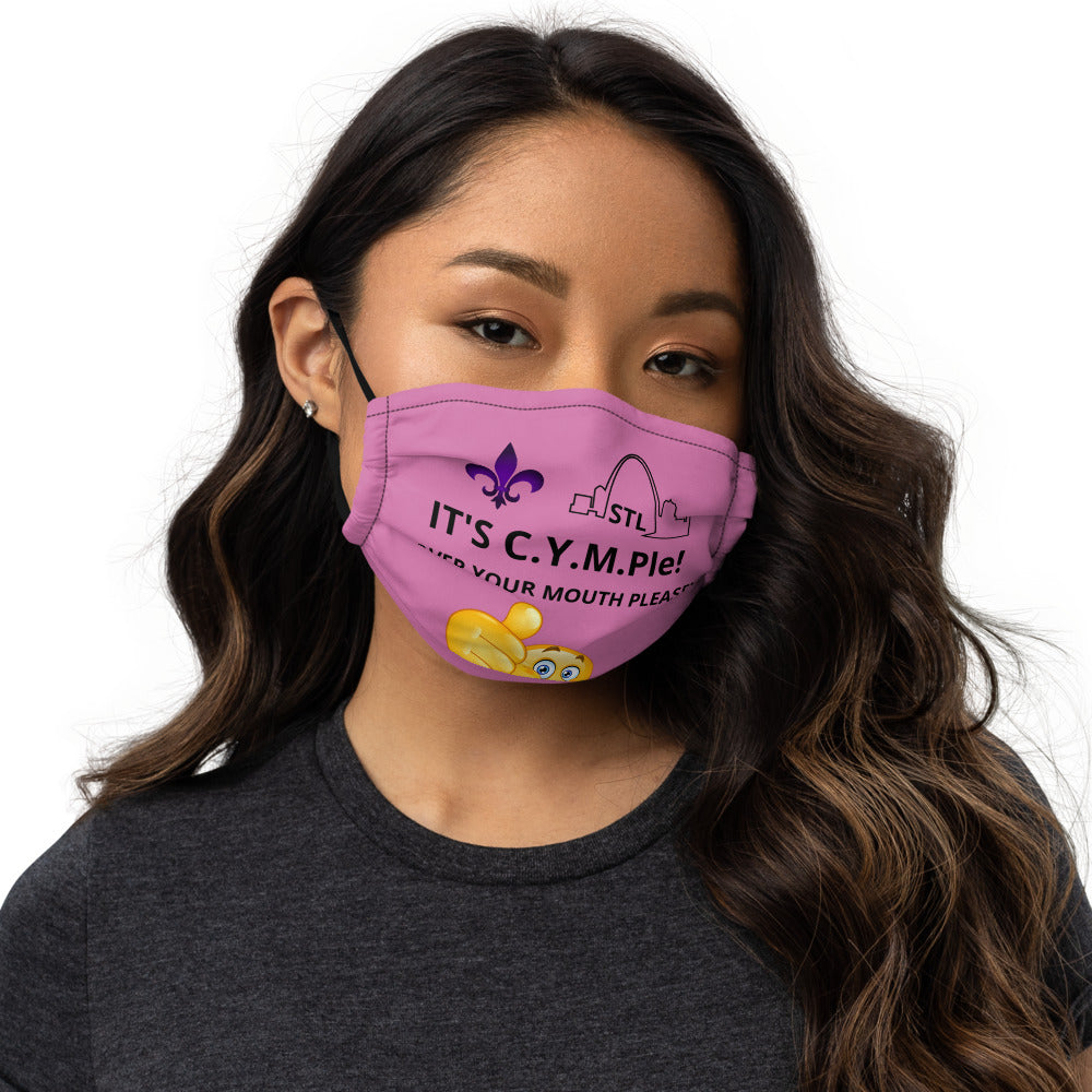 Premium face mask-Medium Pink