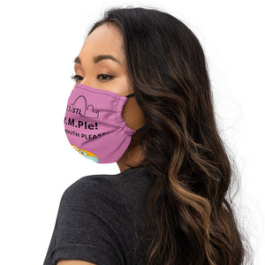 Premium face mask-Medium Pink
