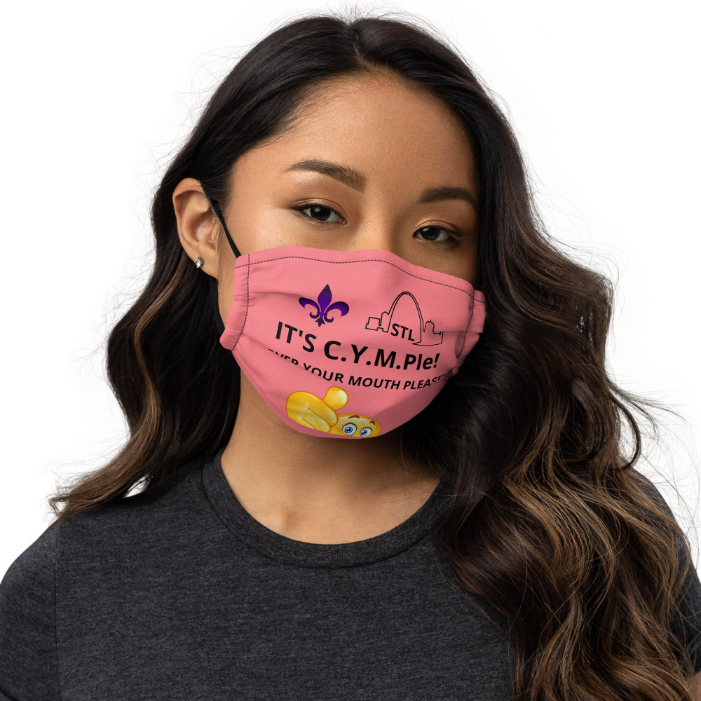 Premium face mask-Peachish