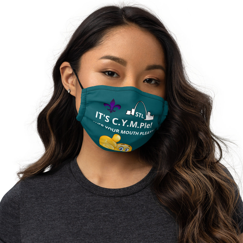 Premium face mask-Teal