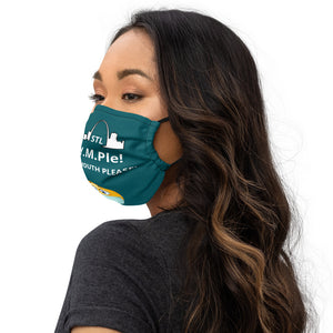 Premium face mask-Teal