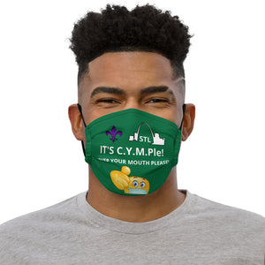 Premium face mask-Hunter Green