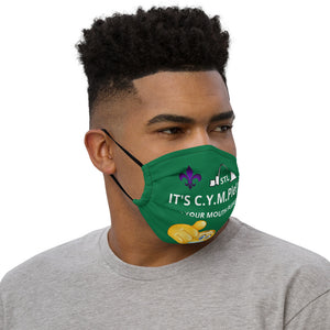 Premium face mask-Hunter Green