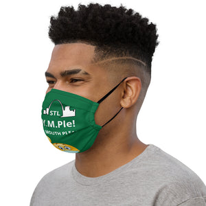 Premium face mask-Hunter Green