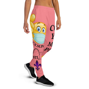 Women's Joggers-Medium Pink