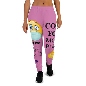 Women's Joggers-Pinkish-Purple