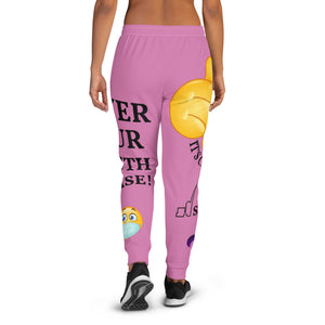 Women's Joggers-Pinkish-Purple