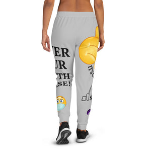 Women's Joggers-Medium Gray