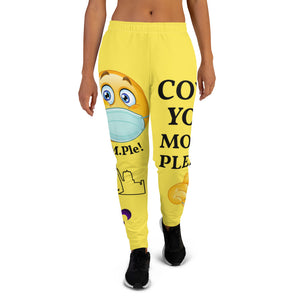 Women's Joggers-Medium Yellow