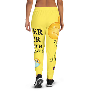 Women's Joggers-Medium Yellow