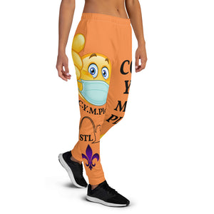 Women's Joggers-Orange