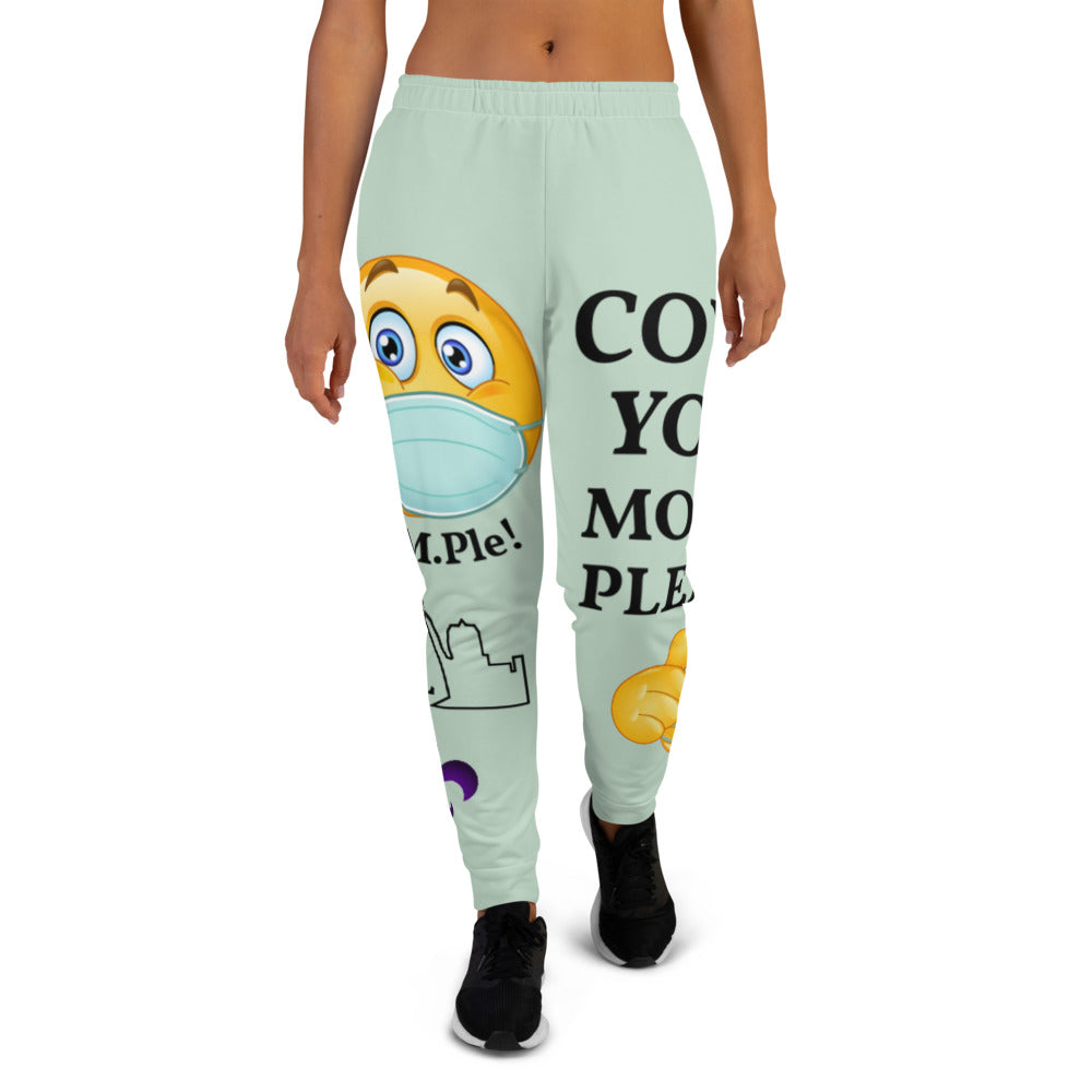 Women's Joggers-Light Blue
