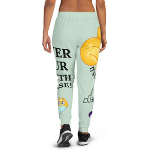 Women's Joggers-Light Blue