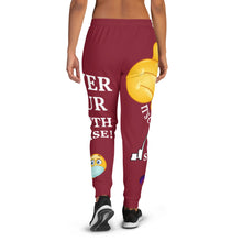 Load image into Gallery viewer, Women&#39;s Joggers-Dark Red
