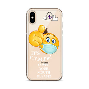 iPhone Case-White Letters