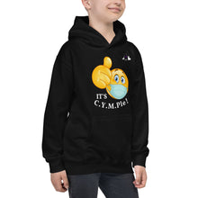 Load image into Gallery viewer, Kids Hoodie-Dark With White Letters
