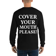 Load image into Gallery viewer, Men&#39;s Long Sleeve Shirt-Dark With White Letters
